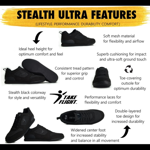 Take Flight Stealth Ultra 2nd Gen (Parkour & Freerunning Shoe)🖤 - Picture 3 of 16